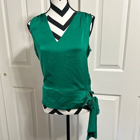 RAMY BROOKE Green Miranda Sleeveless Top - Picture 1 of 6